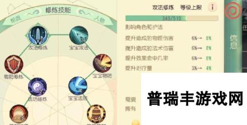 大唐游仙记修炼技能系统技能作用介绍