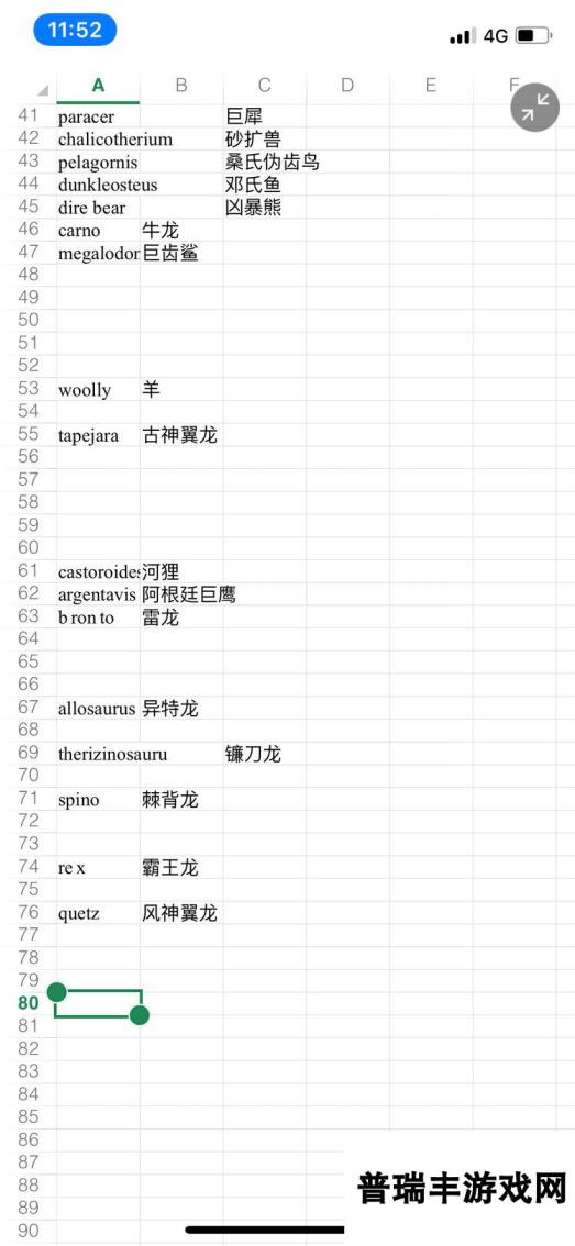 方舟：生存进化物种翻译名称汇总